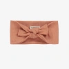 1+ IN THE FAMILY 1 + IN THE FAMILY GIRLS TERRACOTTA PINK COTTON BOW HEADBAND