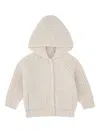 1+ In The Family Hooded Cardigan In Neutral