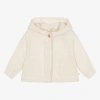 1+ IN THE FAMILY 1 + IN THE FAMILY IVORY COTTON CHEESECLOTH HOODED JACKET
