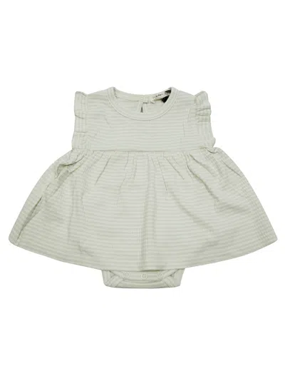 1+ In The Family 1+in The Family Mini Bodysuit With Stripes In Verde
