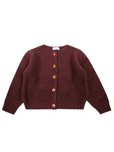 1+ In The Family 1+in The Family Mini Cardigan Sweater For Kids In Viola