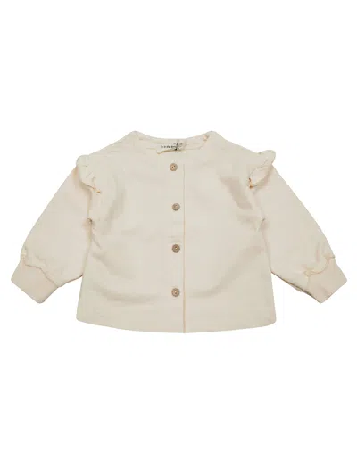 1+ In The Family 1+in The Family Mini Cardigan With Button Detail In Beige