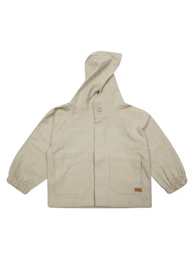 1+ In The Family 1+in The Family Mini Hooded Jacket In Beige