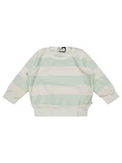1+ In The Family 1+in The Family Mini Kids' Short Sleeve Sweatshirt In Verde