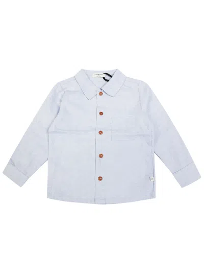 1+ In The Family 1+in The Family Mini Stylish Shirt For Kids In Azzurro