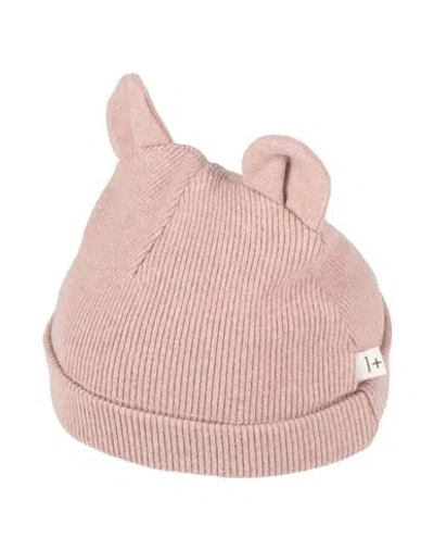 1+ In The Family Babies' 1 + In The Family Newborn Boy Hat Antique Rose Size 3 Cotton, Acrylic, Elastane