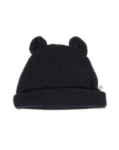 1+ In The Family Babies' 1 + In The Family Newborn Boy Hat Midnight Blue Size 3 Cotton, Acrylic, Elastane