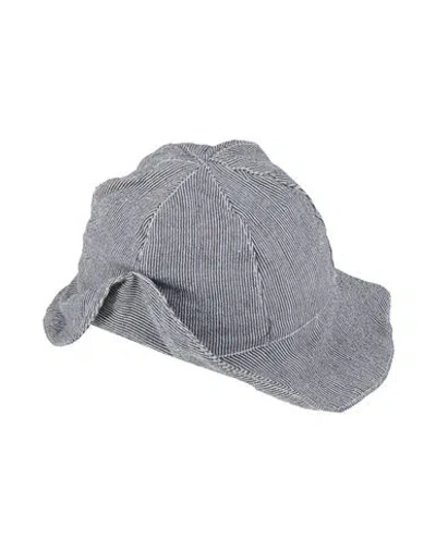 1+ In The Family Babies' 1 + In The Family Newborn Boy Hat Navy Size 1 Cotton In Gray