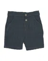 1+ In The Family 1 + In The Family Newborn Boy Shorts & Bermuda Shorts Charcoal Size 3 Cotton In Grey
