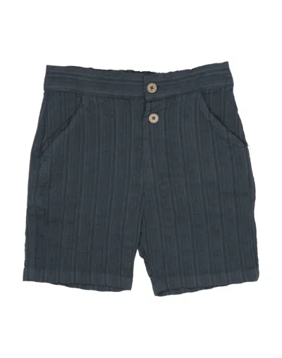 1+ In The Family Babies' 1 + In The Family Newborn Boy Shorts & Bermuda Shorts Charcoal Size 3 Cotton In Grey