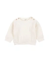 1+ In The Family Babies' 1 + In The Family Newborn Boy Sweatshirt Ivory Size 3 Cotton, Elastane In Neutral