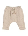 1+ In The Family 1 + In The Family Newborn Girl Pants Beige Size 1 Cotton, Acrylic, Synthetic Fibers, Viscose, Polyes In Neutral