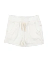 1+ In The Family 1 + In The Family Newborn Girl Shorts & Bermuda Shorts Off White Size 3 Cotton, Elastane In Off White
