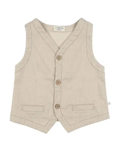1+ In The Family Babies' 1 + In The Family Toddler Boy Tailored Vest Beige Size 4 Linen, Cotton, Elastane In Neutral