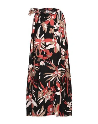1-one Woman Mini Dress Black Size 4 Silk, Elastane