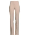 1-one Woman Pants Beige Size 8 Viscose, Polyamide, Elastane