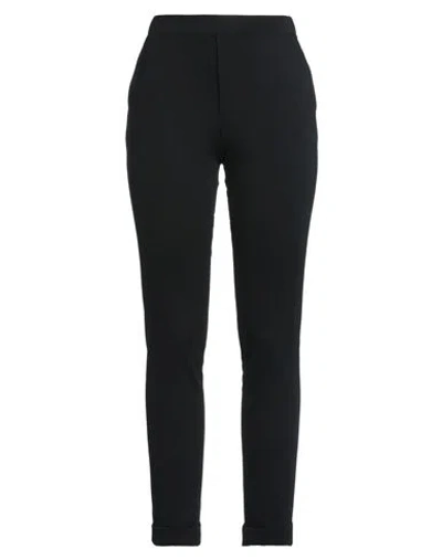 1-one Woman Pants Black Size 8 Viscose, Polyamide, Elastane