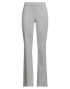 1-one Woman Pants Grey Size 8 Viscose, Polyamide, Elastane In Gray