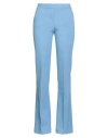 1-one Woman Pants Light Blue Size 14 Viscose, Polyamide, Elastane