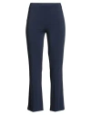 1-one Woman Pants Navy Size 4 Viscose, Elastane In Blue