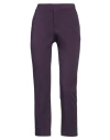 1-one Woman Pants Purple Size 2 Viscose, Polyamide, Elastane