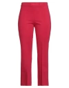 1-one Woman Pants Red Size 8 Viscose, Polyamide, Elastane