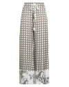 1-one Woman Pants White Size 10 Viscose