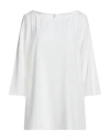 1-one Woman T-shirt White Size 10 Viscose, Elastane In White