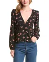 1.STATE 1.STATE PLUNGING V-NECK BLOUSE