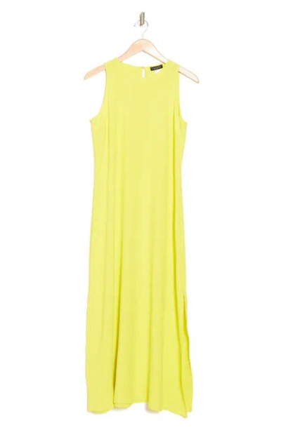 1.state Slit Maxi Dress In Lime Green