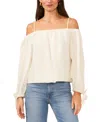 1.STATE WOMEN'S TIE CUFF COLD SHOULDER BLOUSE