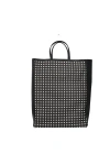 10 Corso Como Monogram Pattern Tote In Black