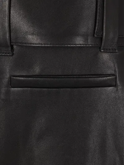 10 Corso Como Belted Wide-leg Trousers In Black