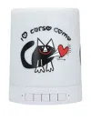 10 Corso Como Blackie Cat-print Bluetooth Speaker In White