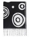 10 Corso Como Circle-pattern Reversible Blanket In Black