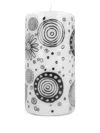 10 Corso Como Circle-print Candle (10 Cm) In White