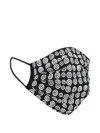 10 Corso Como Circle-print Face Mask In Black