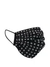 10 Corso Como Circle-print Face Mask In Black