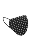 10 Corso Como Circle-print Face Mask In Black