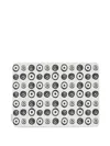 10 Corso Como Circle-print Placemat In Black