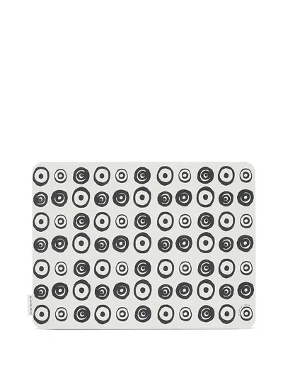 10 Corso Como Circle-print Placemat In Black