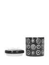 10 Corso Como Circles Print Ceramic Candle In Black