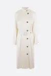 10 Corso Como Double-breasted Belted Satin Coat