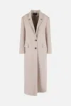 10 Corso Como Buttoned-up Overcoat In Beige