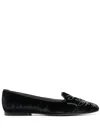 10 Corso Como Crystal-embellished Ballerina Shoes In Black