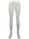 10 Corso Como Ethnic-print Tights In Neutrals