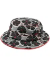 10 Corso Como Floral-print Stitched Bucket Hat In Black