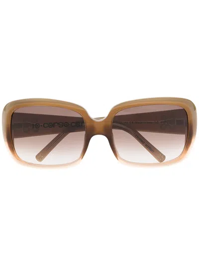 10 Corso Como Gea Rectangular Frame Sunglasses
