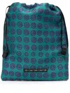 10 Corso Como Geometric-print Makeup Bag In Blue