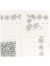 10 Corso Como Geometric Print Scarf In Neutrals